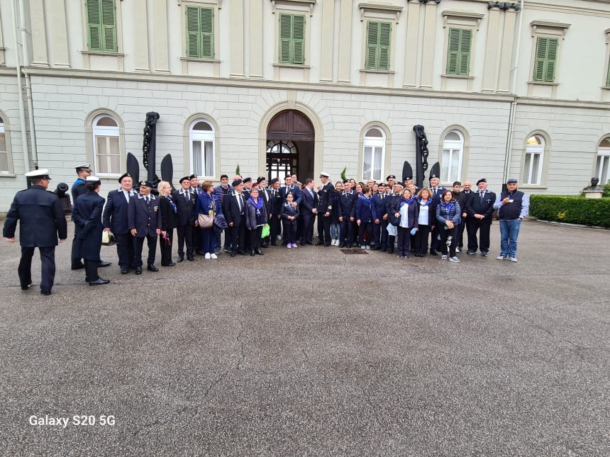 L'Anmi in visita all'Accademia Navale di Livorno diretta dal vastese Lorenzano Di Renzo