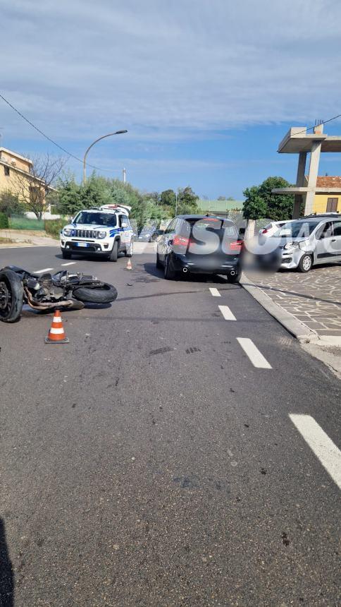 Scontro auto-moto, centauro 20enne trasferito al San Pio