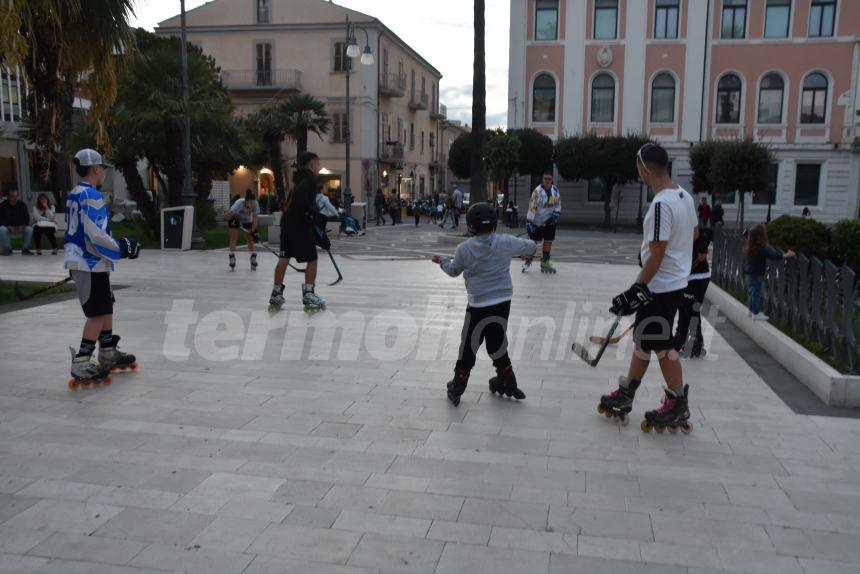 Roller Day in piazza Monumento