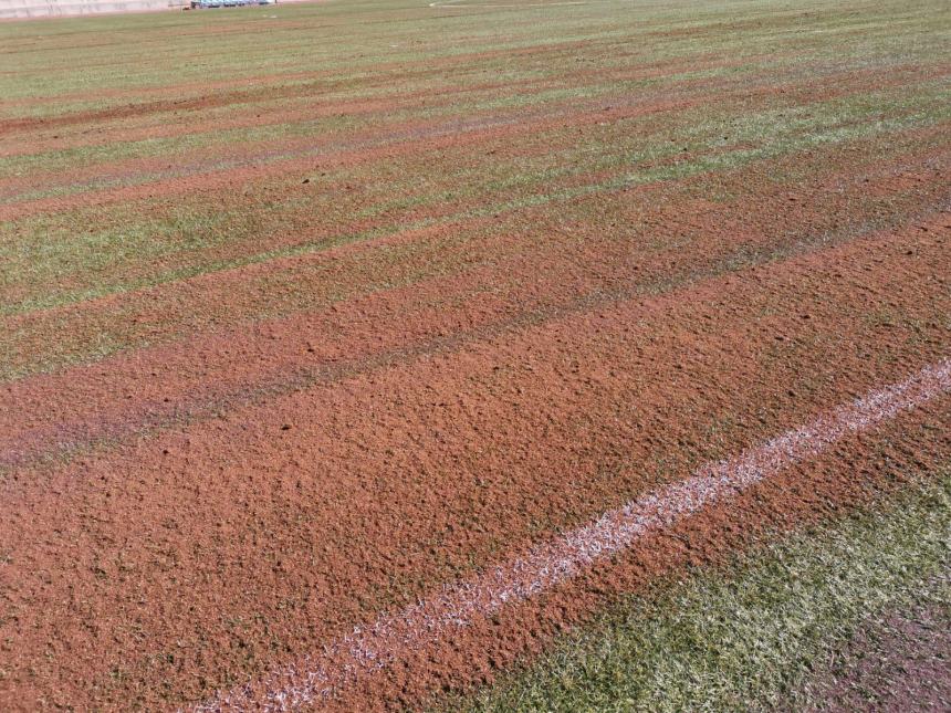 Lavori allo stadio di Montenero