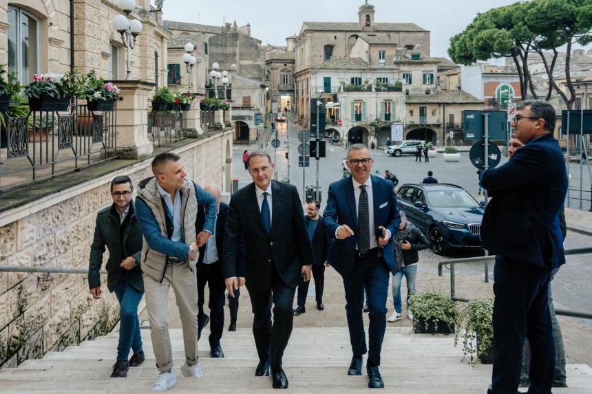 Il Vice Ministro degli Esteri Edmondo Cirielli in visita istituzionale a Lanciano