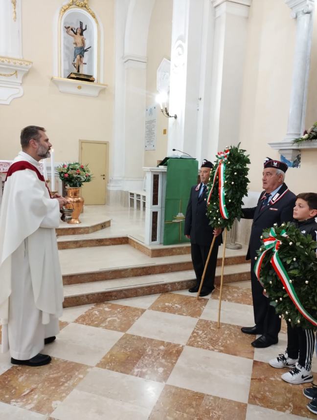 Sentita cerimonia a Pollutri per il Giorno dell'Unità Nazionale e Giornata delle Forze Armate