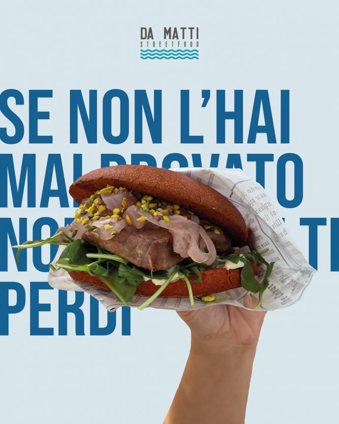 "Da Matti Street Food" sbarca a Vasto in via Maddalena: "L'Abruzzo in un panino"