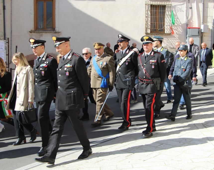 Tributo alle Forze Armate e all'eroe molisano Michele Montagano