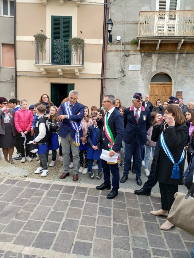 Sentita cerimonia a Pollutri per il Giorno dell'Unità Nazionale e Giornata delle Forze Armate