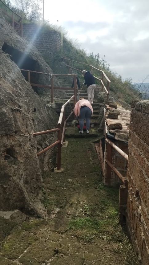 Presepe vivente, lavori in corsi 