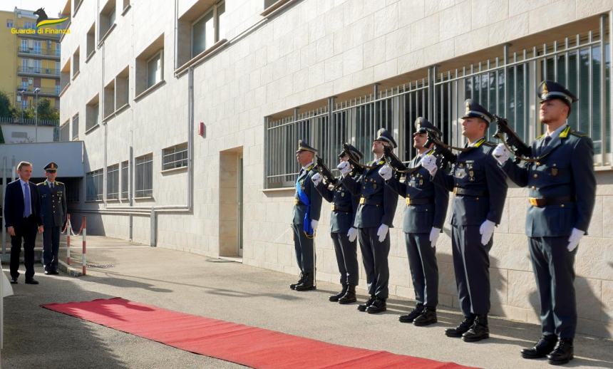 Il Prefetto di Chieti in visita al Comando provinciale della Guardia di finanza