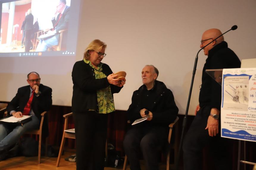 La presentazione del libro al cinema Oddo