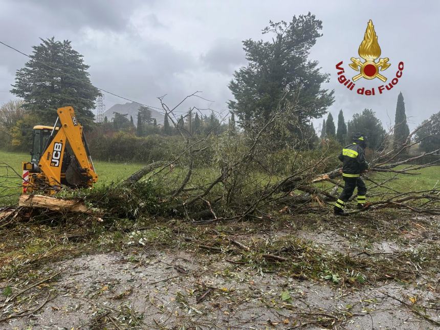 Maltempo in Molise: numerosi interventi dei Vigili del fuoco