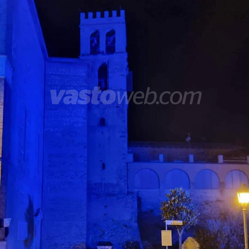 Fossacesia si illumina di blu per la giornata per la prevenzione del diabete