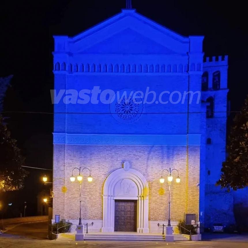 Fossacesia si illumina di blu per la giornata per la prevenzione del diabete