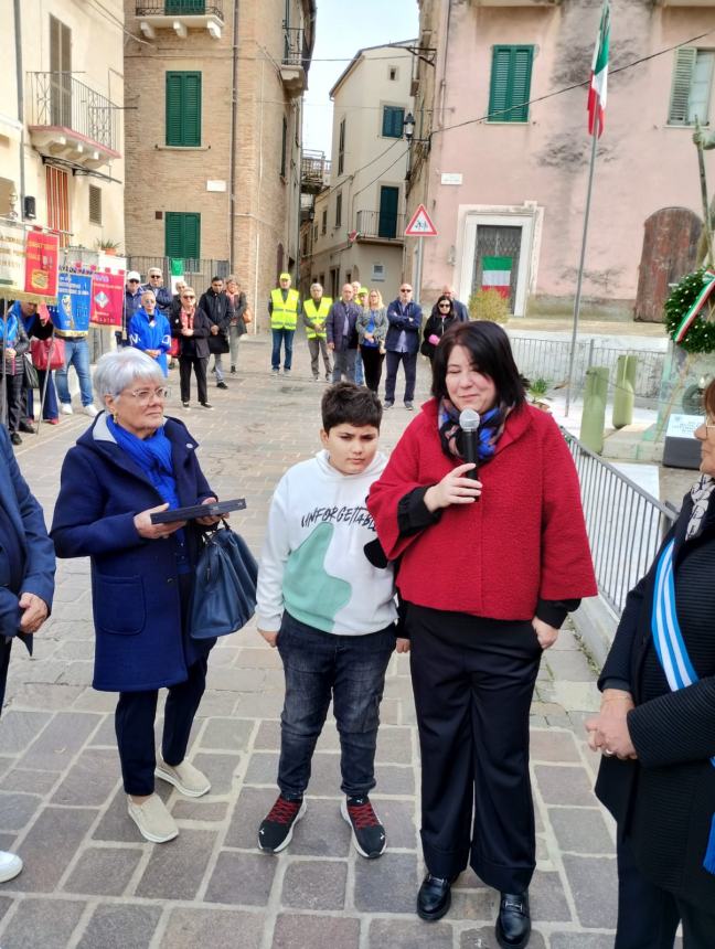 Sentita cerimonia a Pollutri per il Giorno dell'Unità Nazionale e Giornata delle Forze Armate