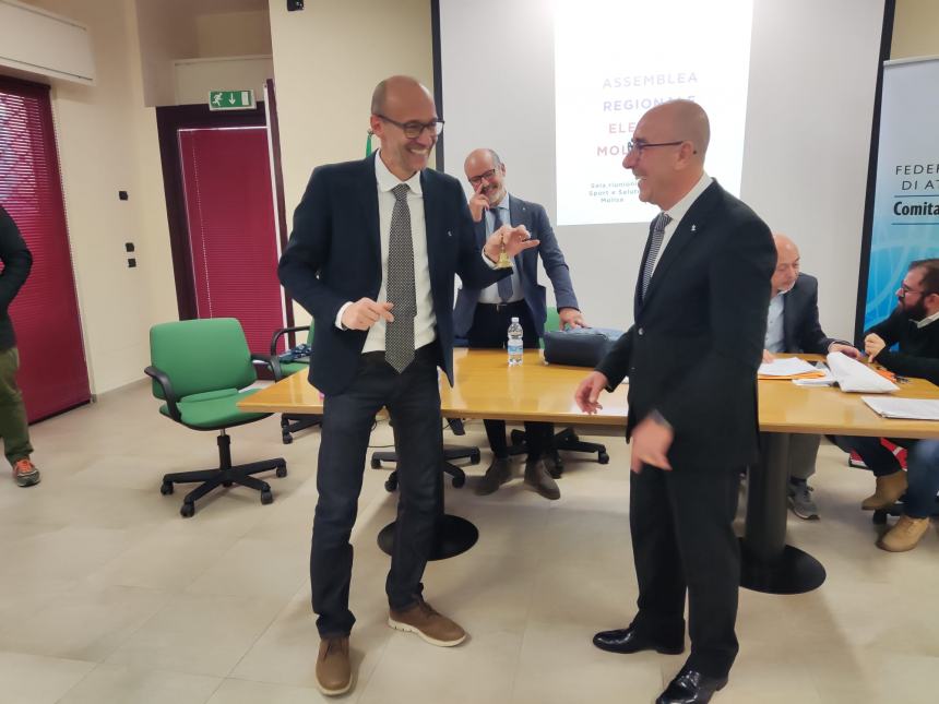 Agostino Caputo è il nuovo presidente della Fidal Molise, staffetta ai vertici dell'atletica 