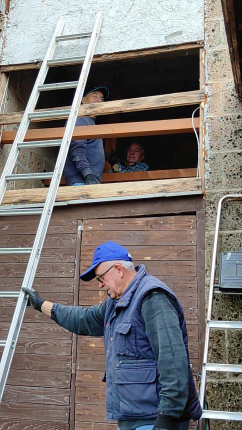 Presepe vivente, lavori in corsi 