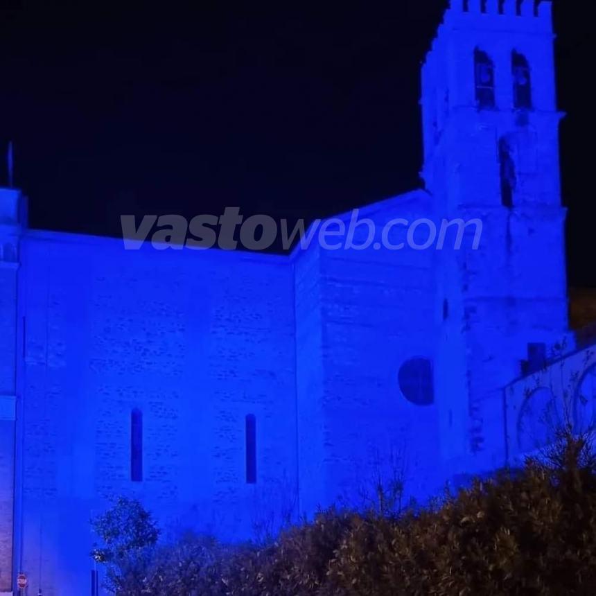 Fossacesia si illumina di blu per la giornata per la prevenzione del diabete