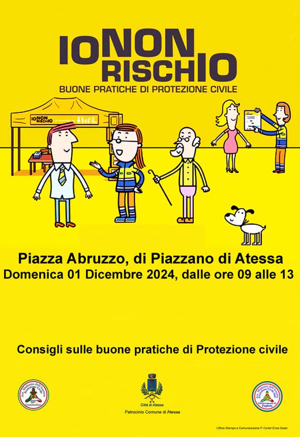 "Io non rischio", la campagna promossa dalla Protezione civile dì Casalbordino 