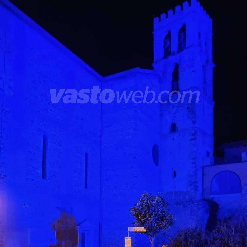 Fossacesia si illumina di blu per la giornata per la prevenzione del diabete