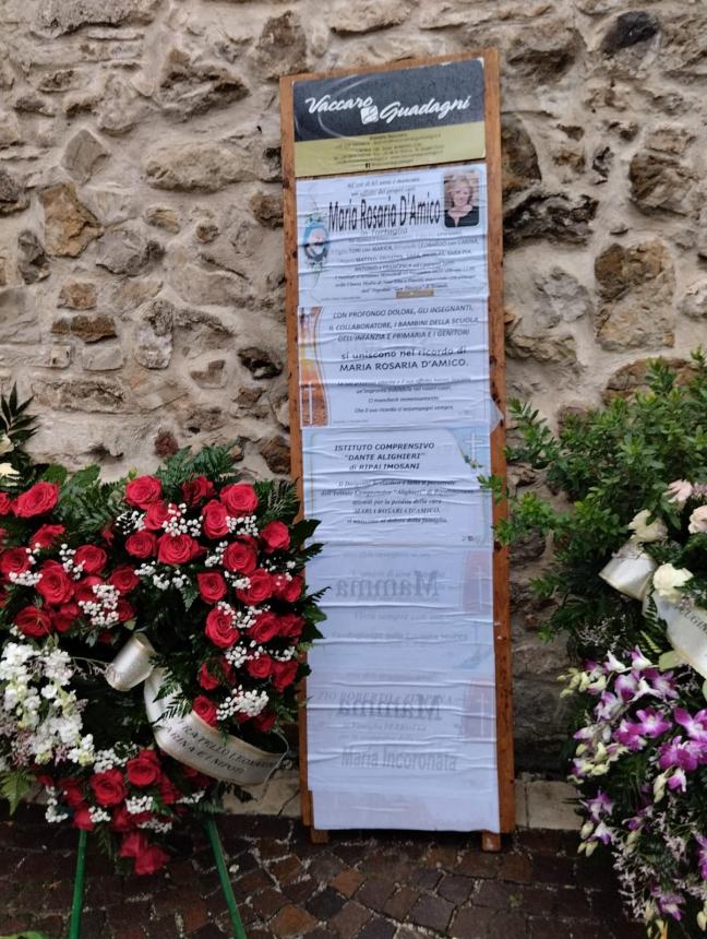 I funerali di Maria Rosaria D'Amico a Sant'Elia a Pianisi