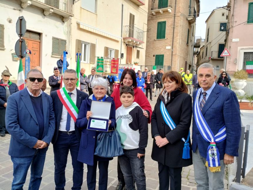 Sentita cerimonia a Pollutri per il Giorno dell'Unità Nazionale e Giornata delle Forze Armate