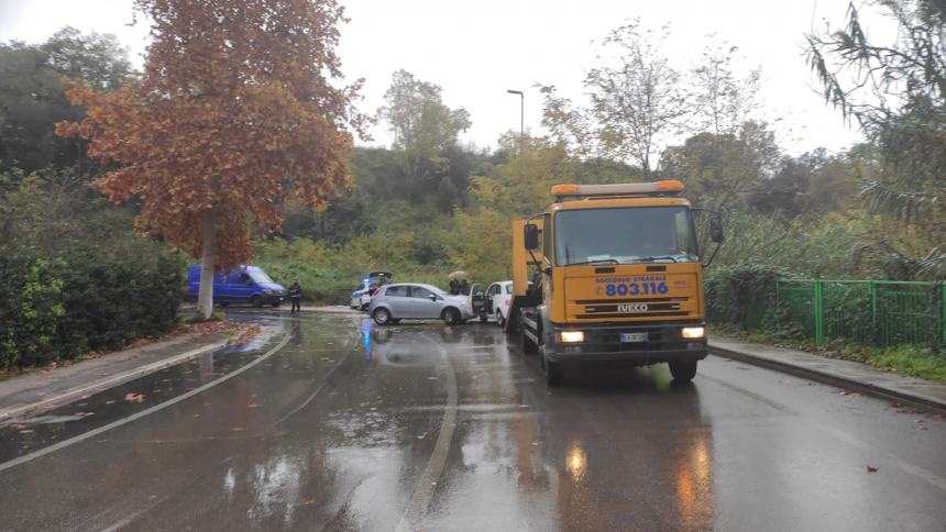 Incidente in viale Padre Pio, 3 feriti