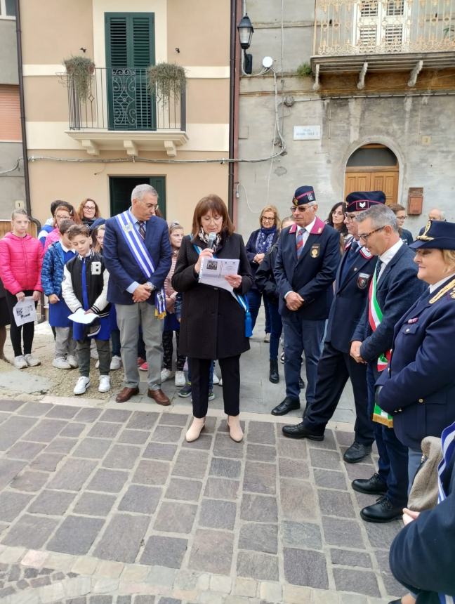 Sentita cerimonia a Pollutri per il Giorno dell'Unità Nazionale e Giornata delle Forze Armate