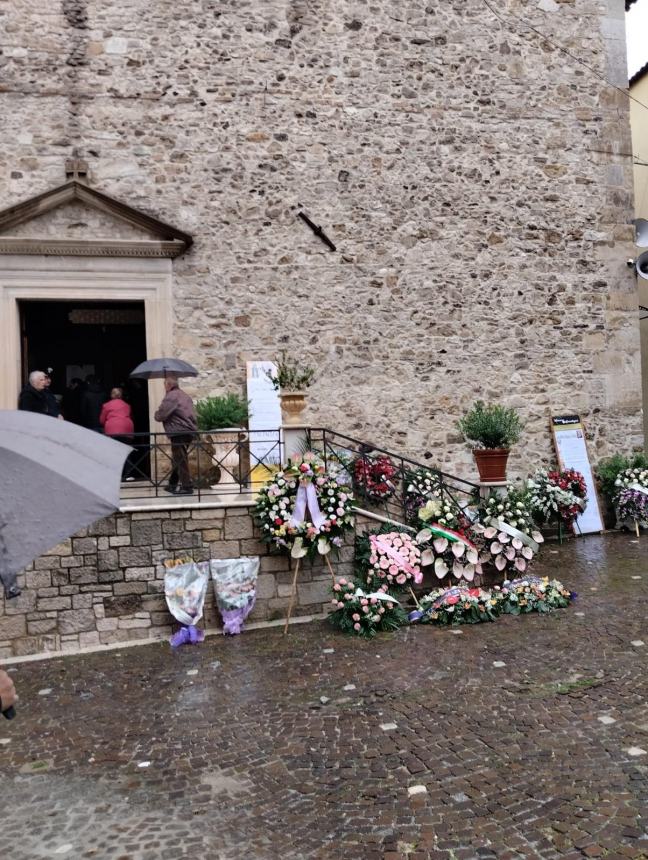 I funerali di Maria Rosaria D'Amico a Sant'Elia a Pianisi