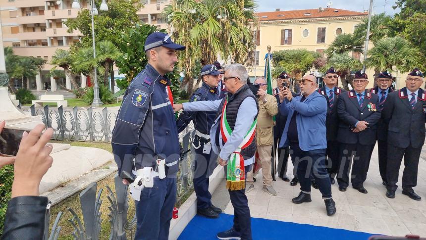 La commemorazione del 4 novembre in piazza Monumento