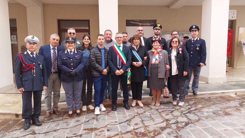 Sentita cerimonia a Pollutri per il Giorno dell'Unità Nazionale e Giornata delle Forze Armate