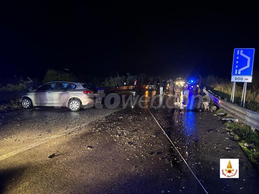 Scontro tra tre auto sulla Trignina: 3 feriti, 1 in condizioni più gravi