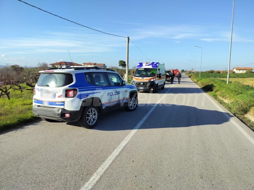 Scontro tra due vetture in via San Lorenzo, due feriti al San Pio