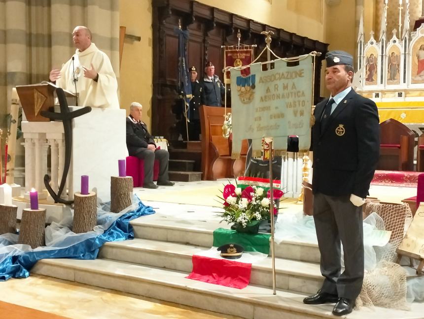 Celebrata a Vasto la Madonna di Loreto Patrona dell'Aeronautica Militare e di tutti gli Aeronauti