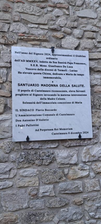 La chiesa della Madonna della Salute diventa Santuario: un giorno storico per la comunità