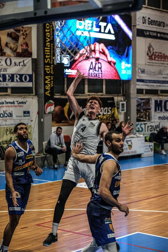 Battuta d'arresto per l'Air basket Italiangas Termoli: al PalaSabetta vince il Bisceglie