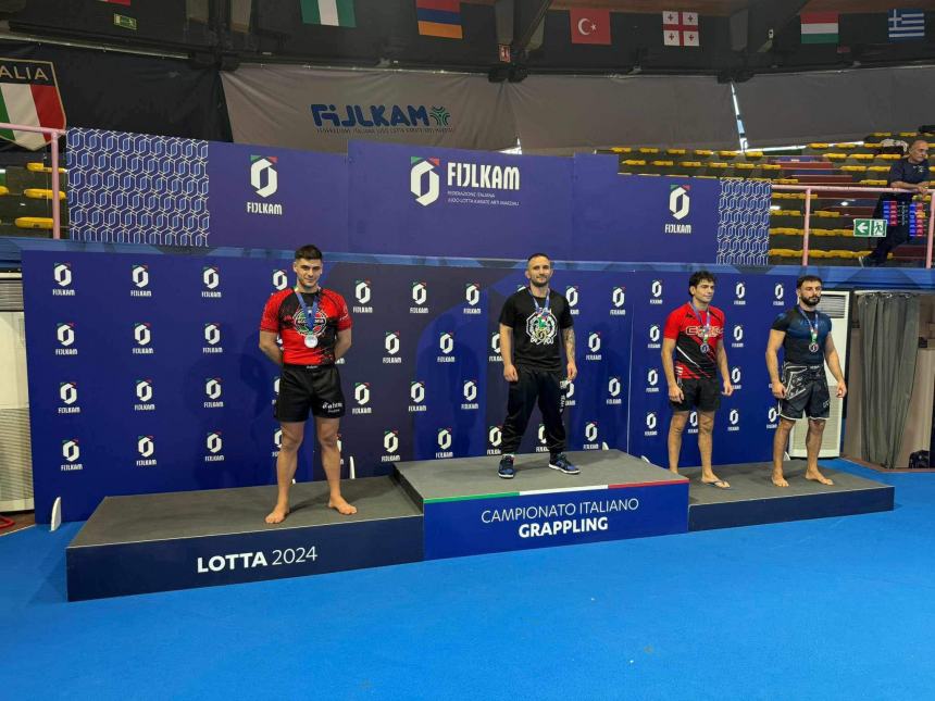 Campionato di grappling: oro per Francesco Maione del Team Bushido  di San Salvo