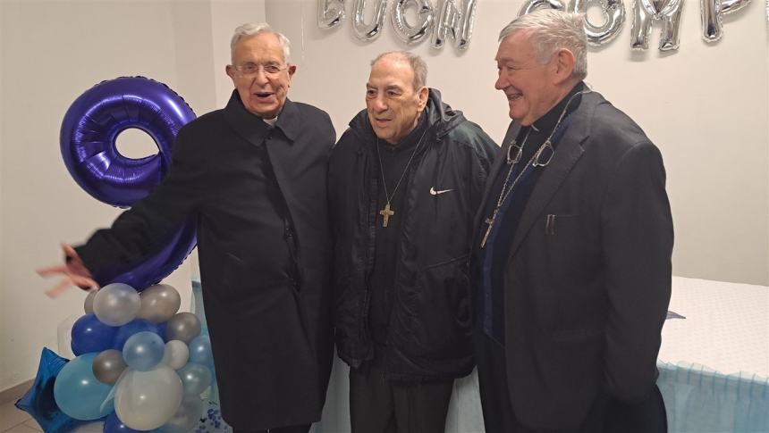 I 90 anni di don Matteo Moccia, il "Patriarca" della Diocesi