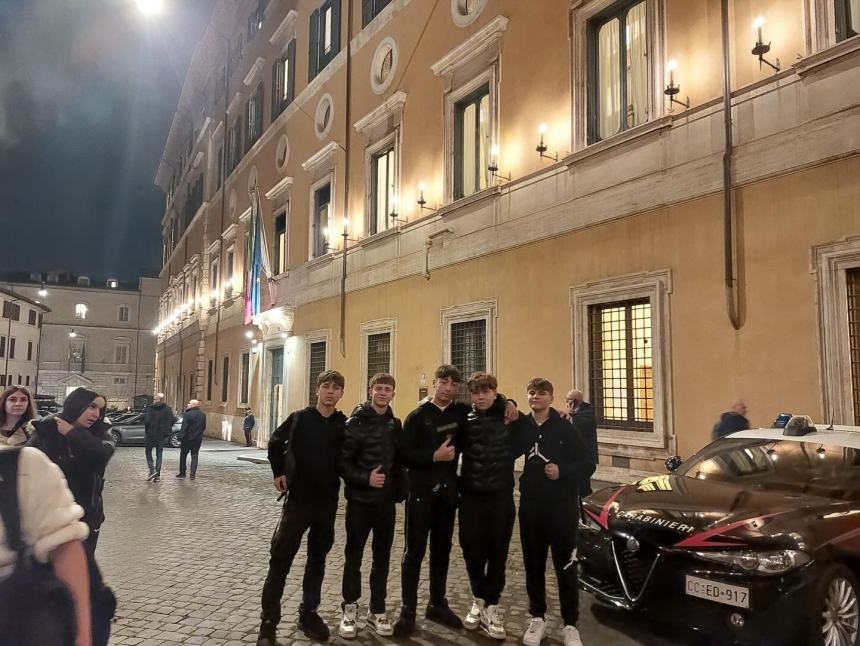 Studenti  del Palizzi di Vasto in visita alla Roma Imperiale