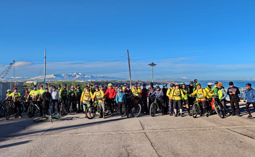 Brindisi in sella per gli amici di gamba di “Abruzzo” e “Vastese in Bike”