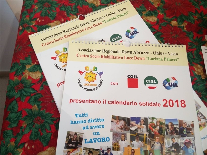 L'Arda presenta il calendario, i lavori e i prodotti realizzati dai ragazzi dell'associazione