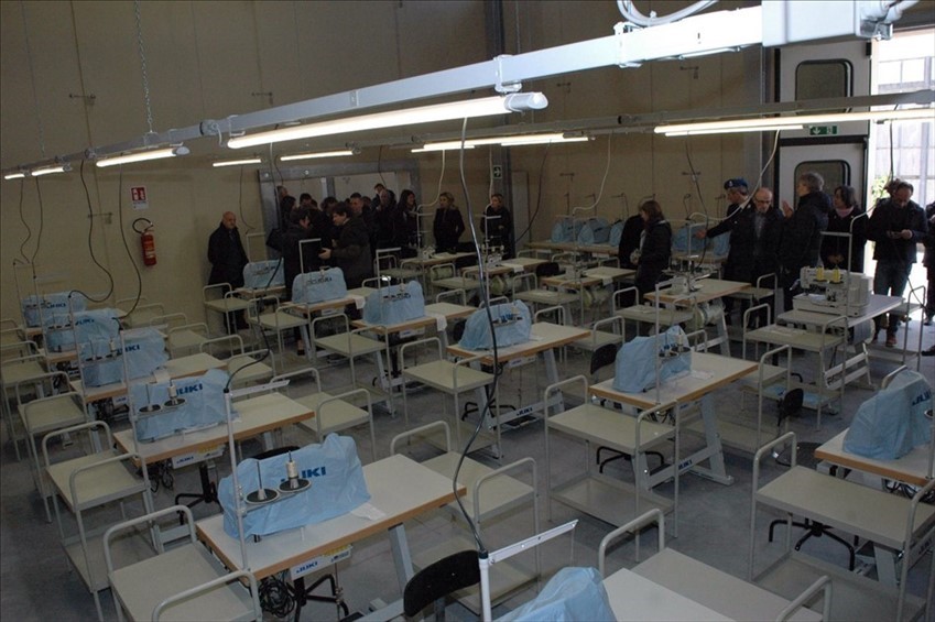 Inaugurazione laboratorio di sartoria alla Casa Lavoro di Vasto