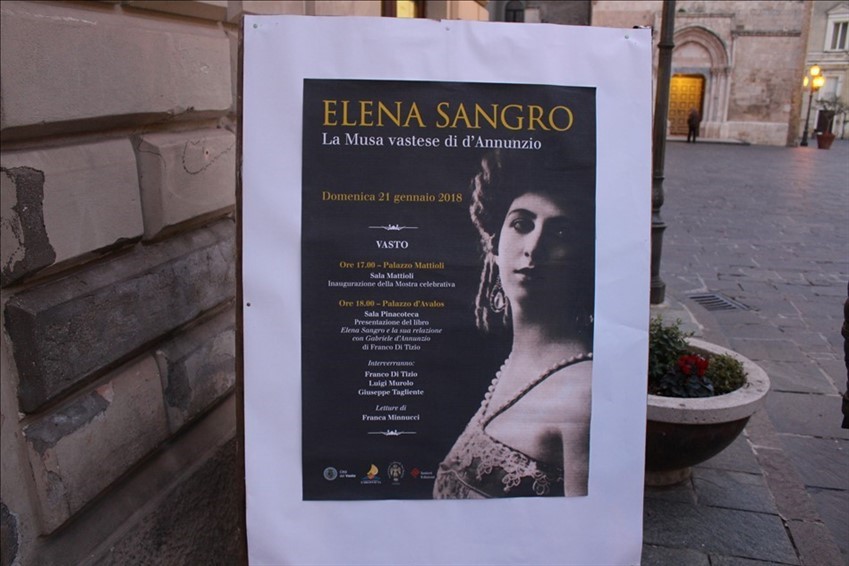 Inaugurazione della mostra su Elena Sangro