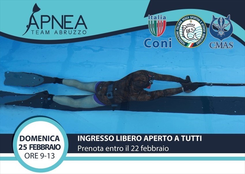 Apnea Team Abruzzo, uno stage per approfondire il tiro al bersaglio subacqueo
