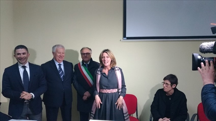 Il ministro Lorenzin in visita all'ospedale Renzetti di Lanciano