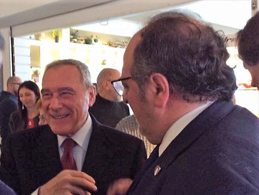 Mario Mazzocca ha incontrato il leader di Liberi e Uguali Pietro Grasso