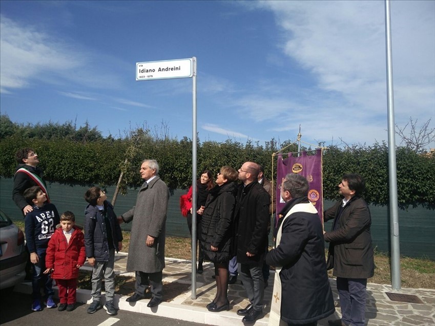 ​Nuove aree pubbliche intitolate a: Andreini, D’Alberto, Laporese e Pietrocola
