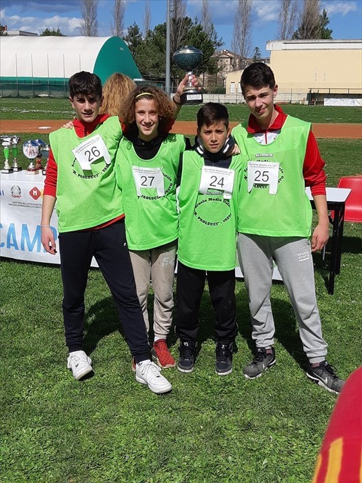Gli atleti della scuola "Paolucci" conquistano 3 coppe alla corsa campestre di Chieti