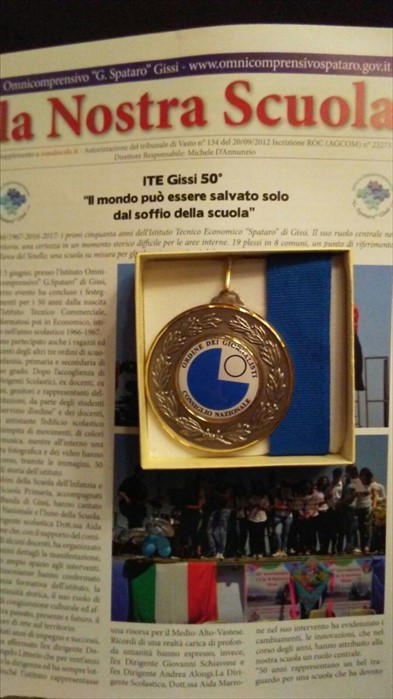 Il Giornale “La Nostra Scuola” dell’Istituto “G.Spataro” di Gissi premiato a Cesena