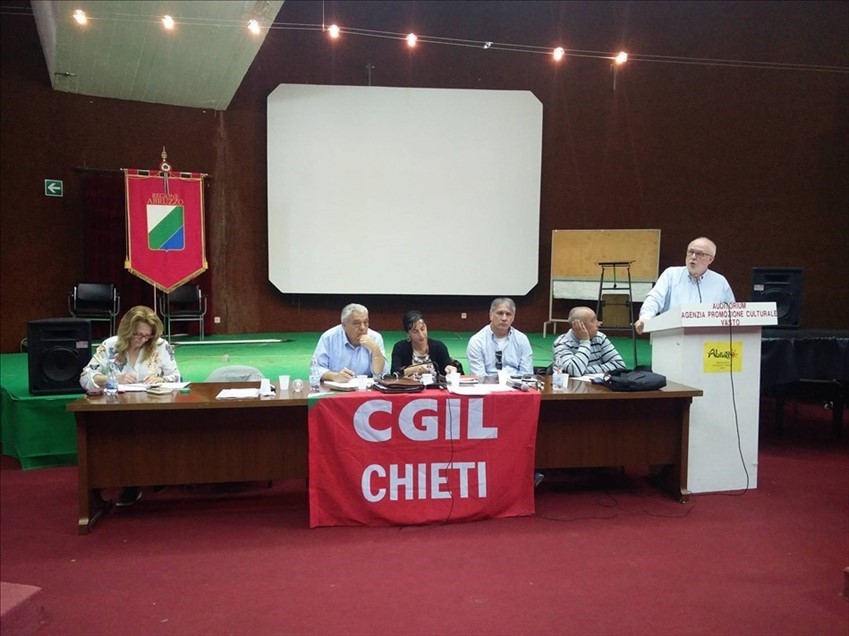 Assemble generale Cgil Chieti a Vasto