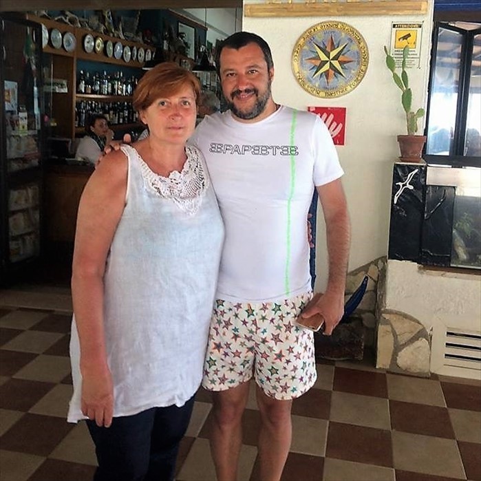 Matteo Salvini alle Isole Tremiti