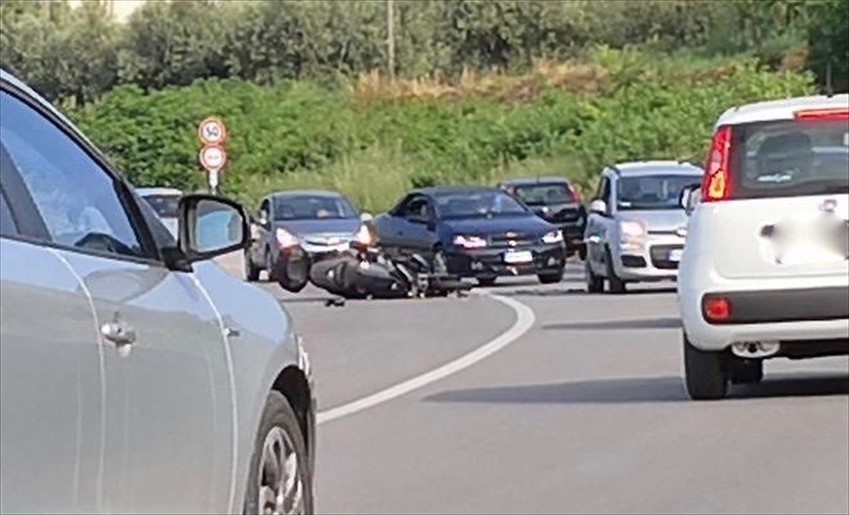 Scontro auto-moto a Torino di Sangro