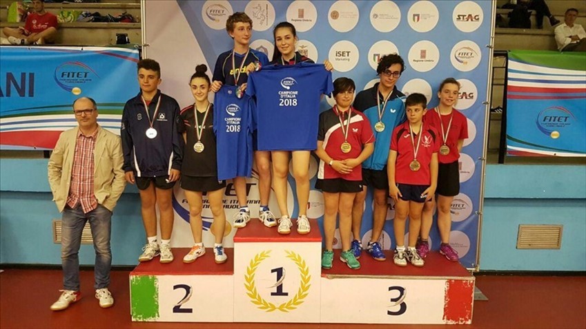 Tennistavolo, Margherita Cerritelli è argento nel doppio misto ai Campionati Italiani